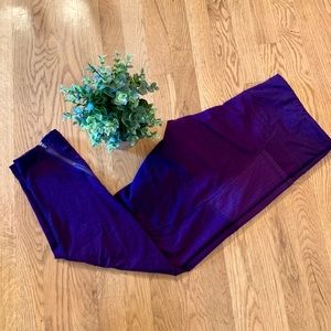 Zobha dark purple exercise legging XL, 16-18